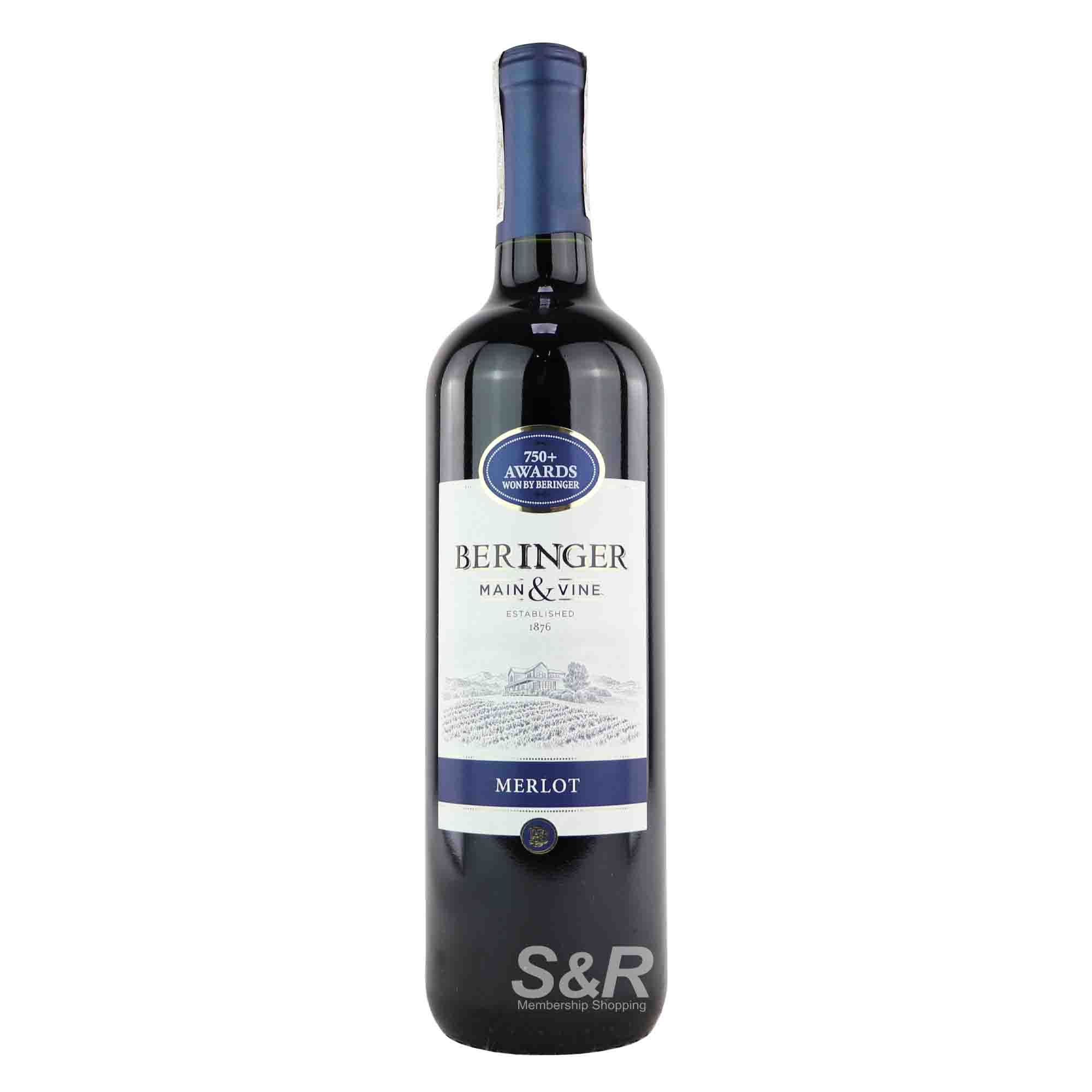 Beringer Main & Vine Merlot Red Wine 750mL